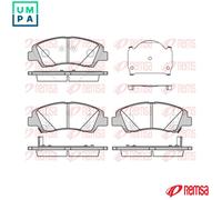 REMSA 1583.02 Brake pad set