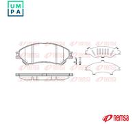 REMSA 1589.02 Brake pad set