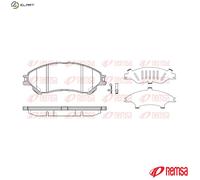 REMSA 1589.02 Brake pad set