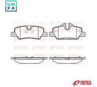 REMSA 1600.00 Brake pad set