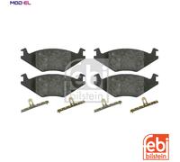Febi Bilstein 16011 Disc Brake Brake Pad Set Fits VW Golf 1.0 1.3 1.3 Cat 1.6 D