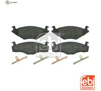 Brake pads Front Axle 16012 FEBI BILSTEIN for VW SEAT