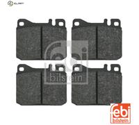 Brake Pads Set fits MERCEDES 450 C107, R107 Front 4.5 4.9 72 to 80 A0004205920