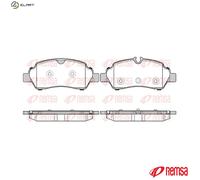 BRAKE PAD SET DISC BRAKE 1605.00 FOR FORD TRANSIT/V363/Bus/Platform/Chassis 2.2L