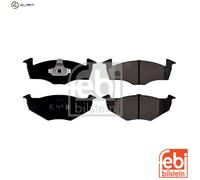 Febi Bilstein Brake Pad Set 16072 Front Axle - Fits VW, SEAT - Single Set