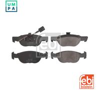Brake Pad set 16089 by Febi Bilstein Front Axle - Single set