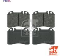 Brake pads Front Axle 16095 FEBI BILSTEIN for MERCEDES-BENZ E-CLASS 124 Coupe