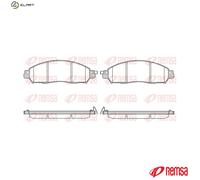 REMSA 1612.04 Brake pad set