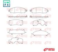 BRAKE PAD SET DISC BRAKE 1612.24 FOR NISSAN