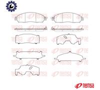 BRAKE PAD SET DISC BRAKE 1612.24 FOR NISSAN