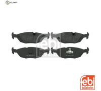 Brake pads Rear Axle 16141 FEBI BILSTEIN for BMW 3 3 Touring 5 6 3 Convertible