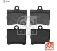 Brake pads Rear Axle 16152 FEBI BILSTEIN for MERCEDES-BENZ 124 Saloon E-CLASS