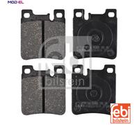 Brake pads Rear Axle 16158 FEBI BILSTEIN for MERCEDES-BENZ CHRYSLER