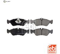 FEBI 16160 BRAKE PAD SET DISC BRAKE Front,Rear