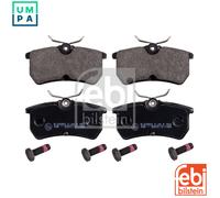 Brake Pads Set fits FORD FIESTA Mk5 ST150 2.0 Rear 05 to 08 N4JB 1075565 Febi