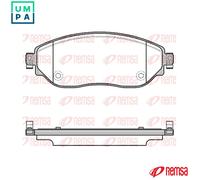 BRAKE PAD SET DISC BRAKE 1617.08 FOR RENAULT TRAFIC/III/Platform/Chassis/Van