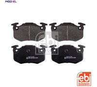 Febi Bilstein 16189 Disc Brake Brake Pad Set Fits Peugeot 205 1.4 Cat 1.6 Aut.