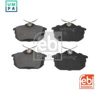 FEBI 16207 BRAKE PAD SET DISC BRAKE Rear