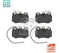 Febi Bilstein Disc Brake Pad Set 16242 Front Axle - Fits Peugeot 205 1.9 GTI, 1.8 TD