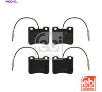 BRAKE PAD SET DISC BRAKE 16243 FOR PEUGEOT 106/Van/Hatchback/II CITROEN 1.4L