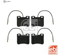 FEBI BILSTEIN Brake Pad Set 16243 Front Axle for Peugeot/Citroën Saxo 106 (1996-2003)