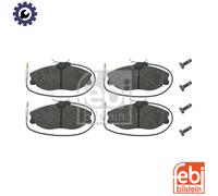 Brake pads Front Axle 16257 FEBI BILSTEIN for PEUGEOT CITROËN