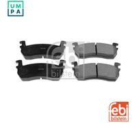 Febi Bilstein Brake Pad Set DA06005B25 – Front for NISSAN MICRA K10 1.2 (86–92)
