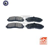Brake Pads Set fits NISSAN MICRA K11 1.0 Front 92 to 03 CG10DE 41060BF625 Febi