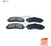 Brake Pads Set fits NISSAN MICRA K11 1.0 Front 92 to 03 CG10DE 41060BF625 Febi