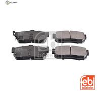 BRAKE PAD SET DISC BRAKE 16272 FOR NISSAN 100NX CEFIRO/III SENTRA/Hatchback 2.2L