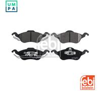 Brake pads Front Axle 16279 FEBI BILSTEIN for FORD FOCUS I FOCUS I Saloon