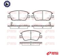 REMSA 1630.12 Brake pad set