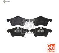 FEBI 16306 BRAKE PAD SET DISC BRAKE Front