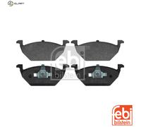 Brake Pads Set fits SKODA CITIGO 1.0 Front 11 to 19 1JE698151B JZW698151A Febi