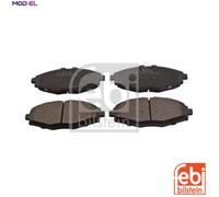 FEBI BILSTEIN Brake Pad Set 16341 - Front Axle - Fits Daewoo Matiz & Lanos