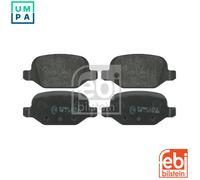 Rear Brake Pads 500C Set Kit Fits Fiat 71752988 Febi 16370