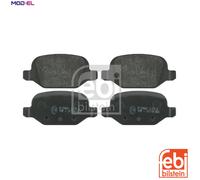 Rear Brake Pads 500C Set Kit Fits Fiat 71752988 Febi 16370