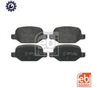 Rear Brake Pads 500C Set Kit Fits Fiat 71752988 Febi 16370
