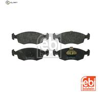 Front Brake Pads Punto Set Kit Fits Fiat 77362180 Febi 16371