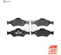 Brake Pad set 16400 by Febi Bilstein Front Axle - Single set