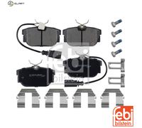 Brake pads Rear Axle 16408 FEBI BILSTEIN for VW SEAT