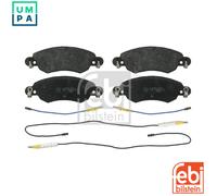 Brake pads Front Axle 16416 FEBI BILSTEIN for CITROËN C5 I