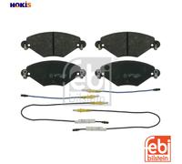 FEBI BILSTEIN Brake Pad Set 16417 Front Axle Disc Brake for Citroen C5 I