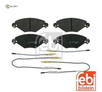 BRAKE PAD SET DISC BRAKE 16417 FOR CITROEN C5/Van/Break 6FZ 1.7L RHY 2.0L 4cyl
