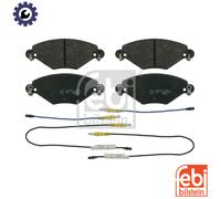 FEBI BILSTEIN Brake Pad Set 16417 Front Axle Disc Brake for Citroen C5 I