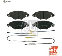 FEBI BILSTEIN Brake Pad Set 16417 Front Axle Disc Brake for Citroen C5 I