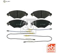 BRAKE PAD SET DISC BRAKE 16417 FOR CITROEN C5/Van/Break 6FZ 1.7L RHY 2.0L 4cyl