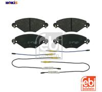 FEBI BILSTEIN Brake Pad Set 16417 Front Axle Disc Brake for Citroen C5 I