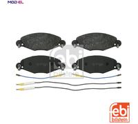 Brake Pads Set fits CITROEN C5 Mk1 3.0 Front 01 to 04 E172230 425216 425249 Febi