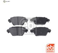 Brake Pads Set fits FORD MONDEO Mk2, Mk3 2.5 Rear 99 to 04 1121892 1S7J2M008AA
